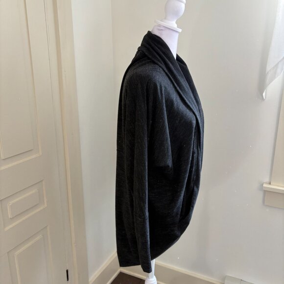 Max Studio Weekend Shawl Collar Jacket, Heathered Gray, Size Medium - Picture 3 of 11